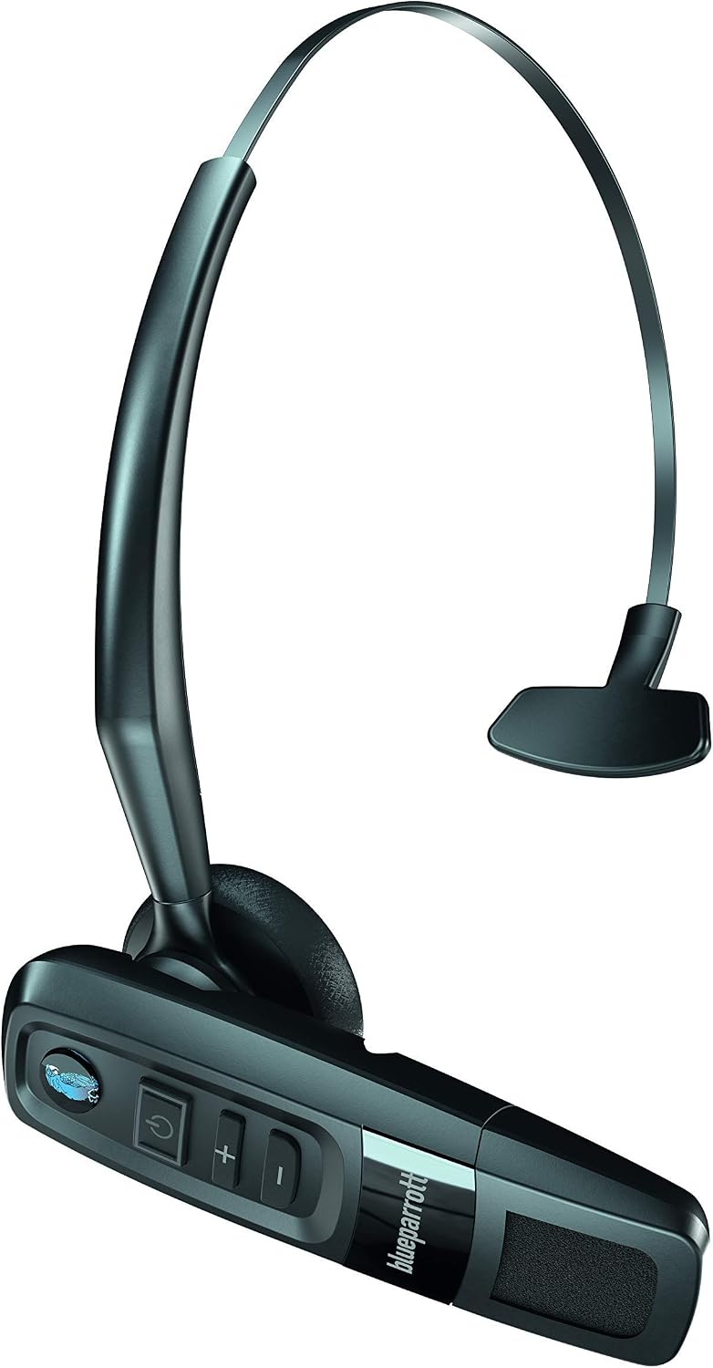 BlueParrott C300-XT Noise Canceling Bluetooth Headset (204200) (Renewed)