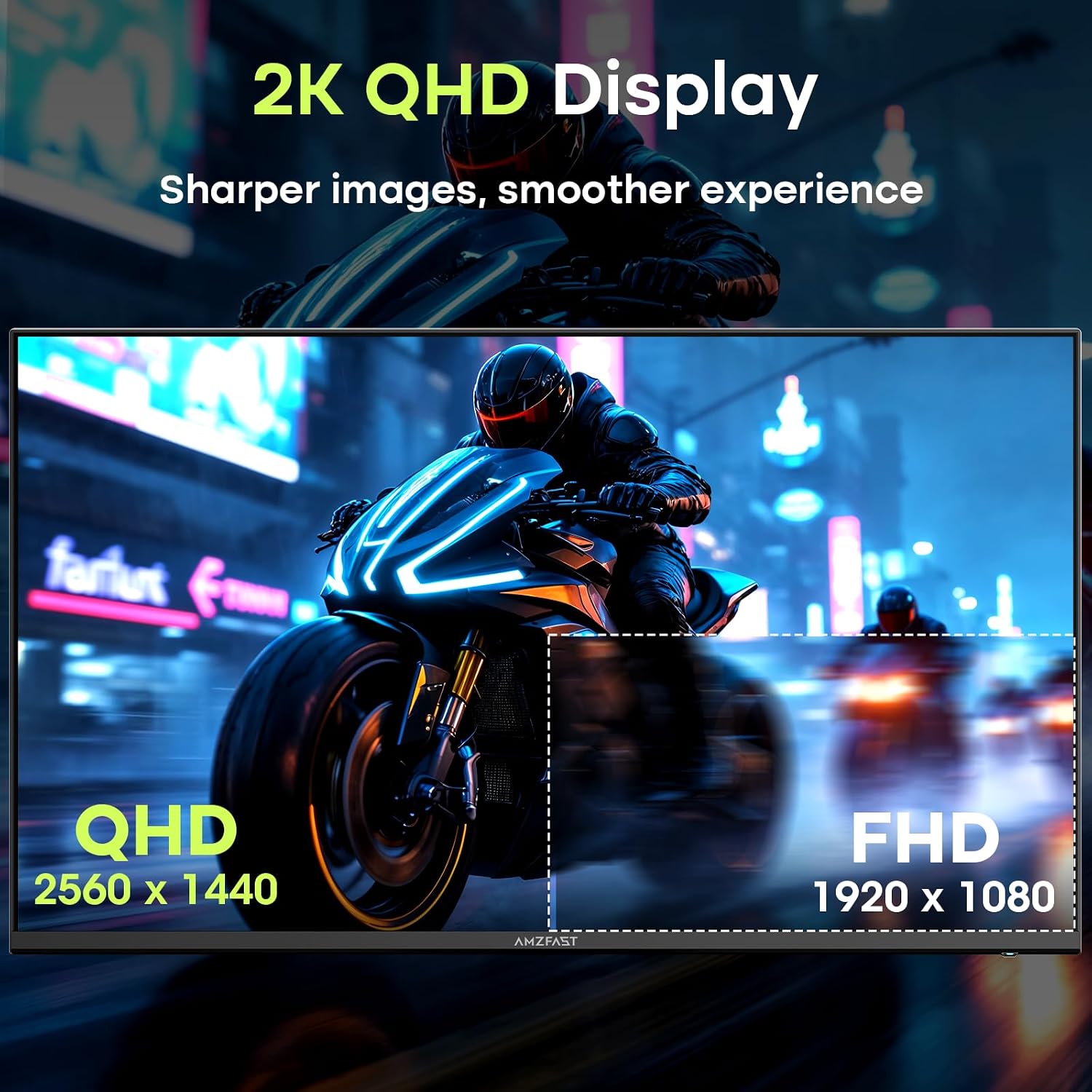 Amzfast 34 Inch Curved Monitor 240Hz UWQHD (3440x1440) Gaming Monitor, 1ms G-SYNC Compatible, 1500R, PIP/PBP, HDR400, 96% DCI-P3, Tilt/Swivel/Height Adjustable, TÜV Rheinland, HDMI 2.1, AMZG34C8 Pro