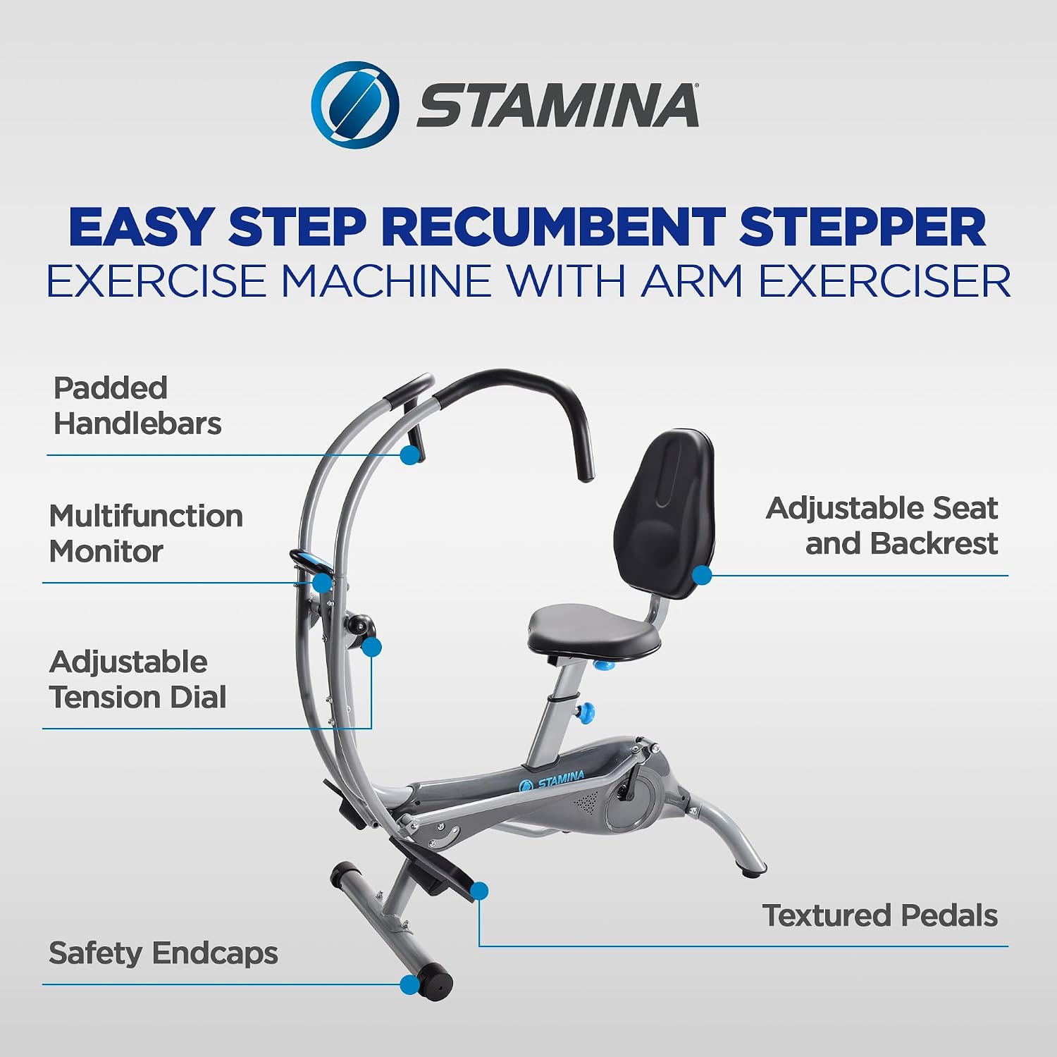 Stamina Products Folding Stepper with Monitor