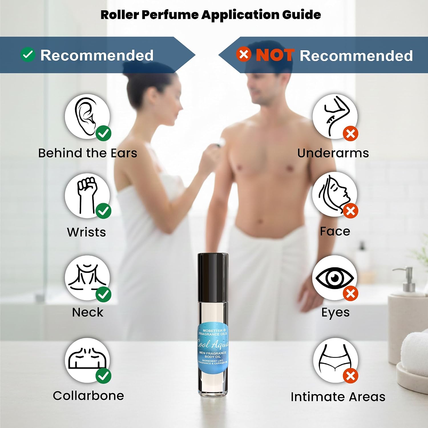 MOBETTER FRAGRANCE OILS Agua Duo Geo Men Fragrance Body Oil