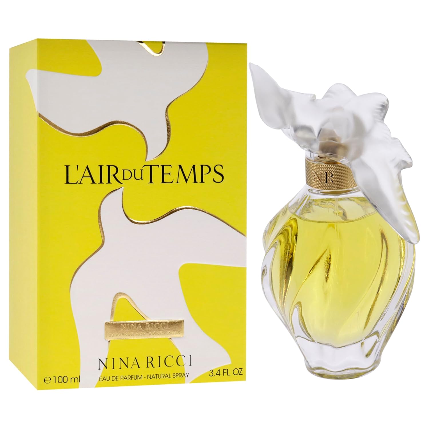 Nina Ricci L'Air Du Temps Eau De Parfum Spray, 3.4 Ounce