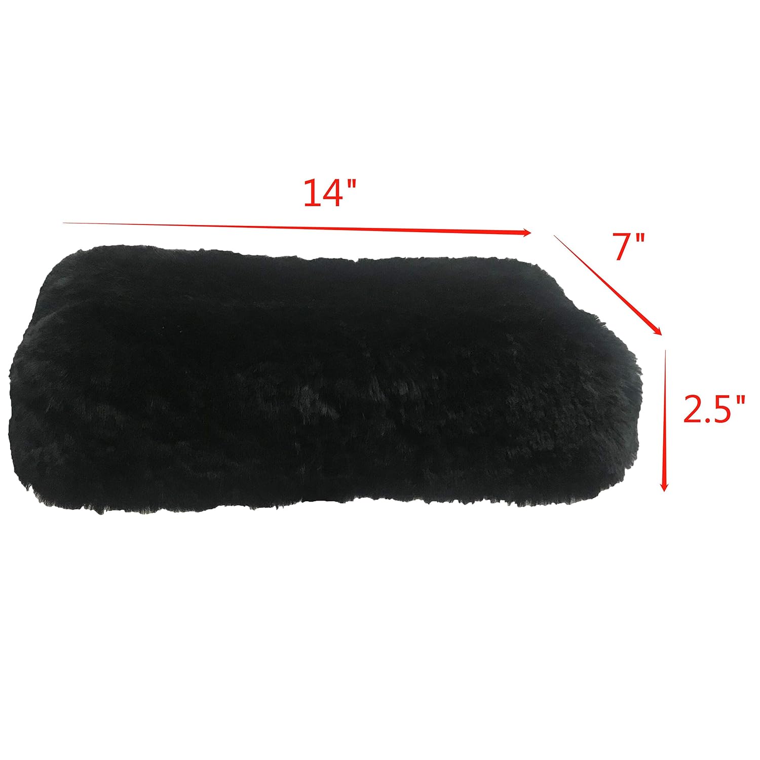 Knee Walker Pad Cover-Real Genuine Merino Sheepskin high Comfort Ability Cushion for Knee Scooter Accessory Leg Cart Improves Comfort During Injury
