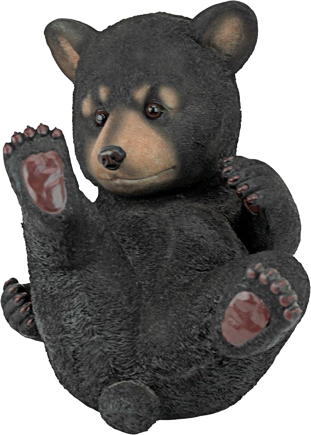 Design Toscano QM2594300 Roly-Poly Bear Cub Statue, Walking Bear,Full Color