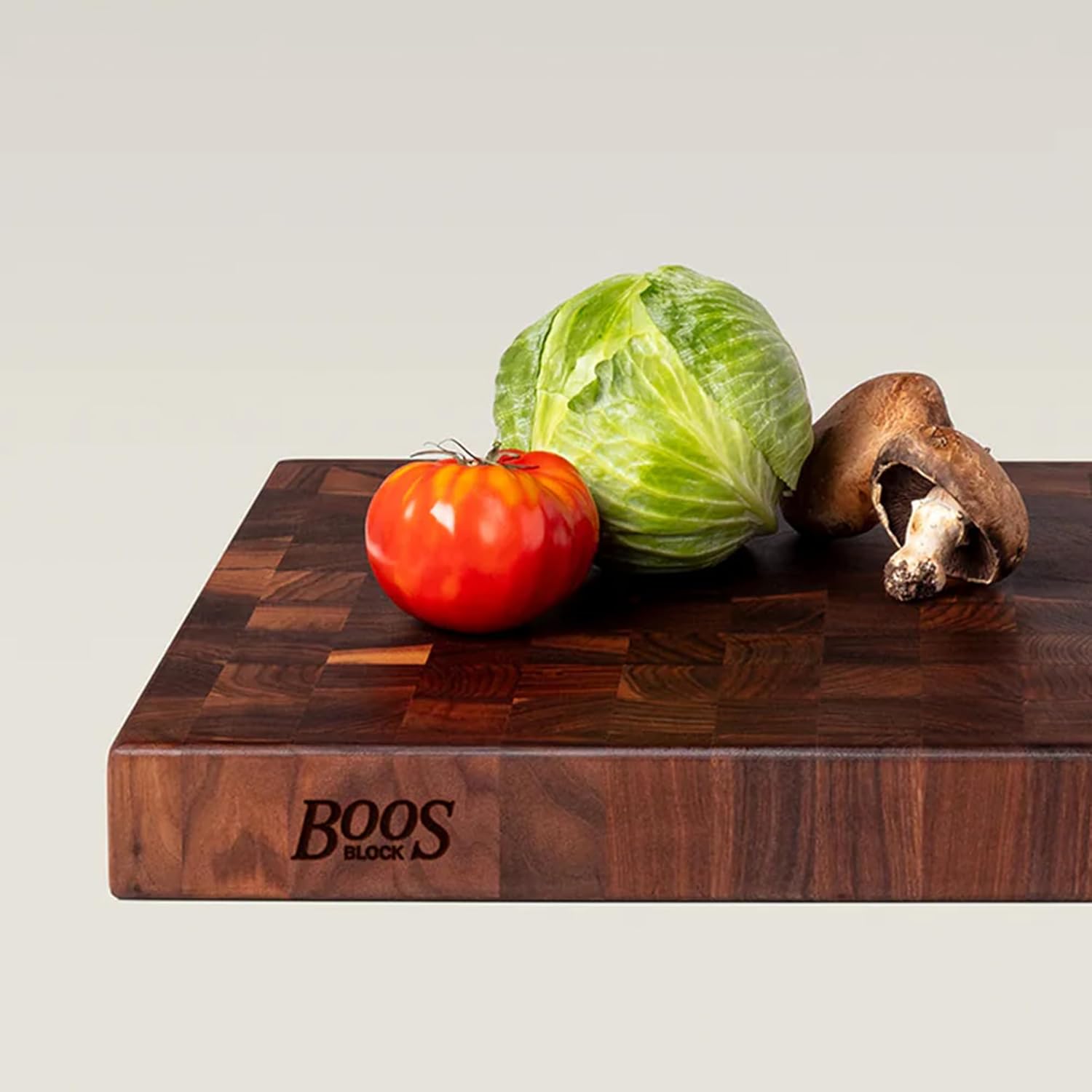 John Boos CCB Series Rectangular Wooden Walnut Cutting Board 18”x12” – 1.75” Thick