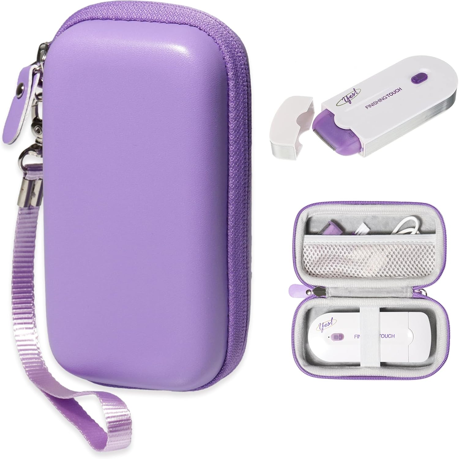 alltravel Case for Finishing Touch Yes Hair Remover, Laser Hair Removal, Gazelle Epilators, WOGOX Epilator, Ochine Laser Epilator (CASE ONLY)