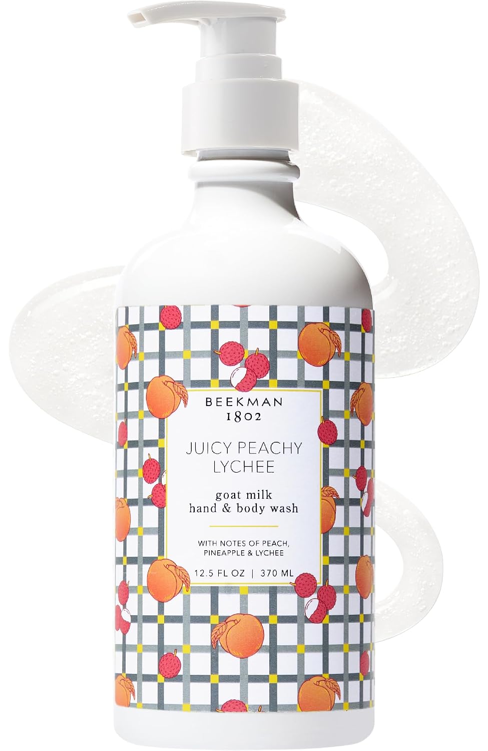 Beekman 1802 Goat Milk Hand Soap, Fragrance Free, 12.5 fl oz | Moisturizing Body Wash & Liquid Hand Soap for Sensitive Skin, Hand & Body Wash, Natural Soap with Goat Milk & Aloe
