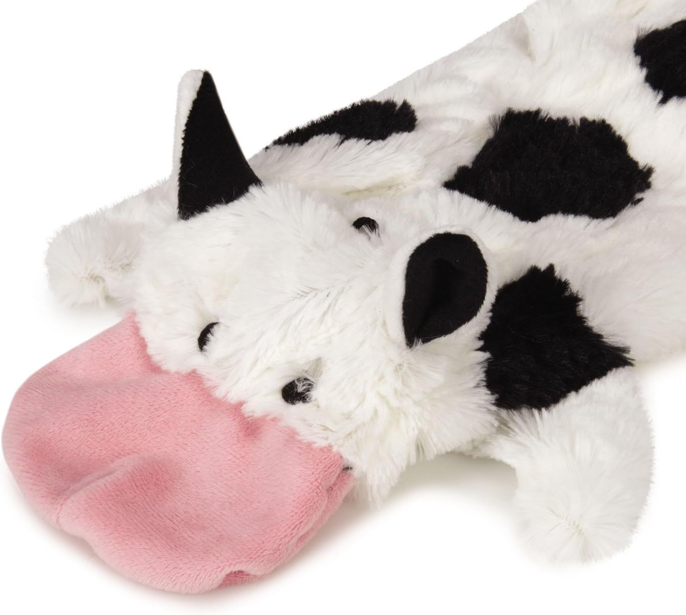 Grriggles US5460 14 14 Farm Friend Unstuffies Dog Squeak Toy, Small Cow