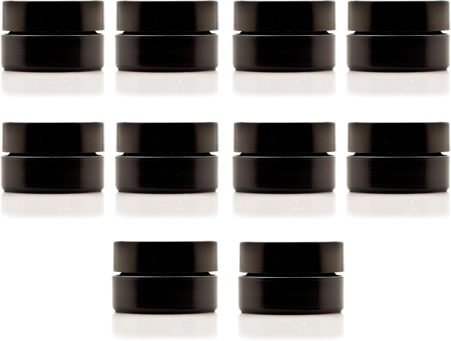 Infinity Jars 100 Ml (3.3 fl OZ) Glass Lotion Container with Lid, Refillable UV Cosmetic Jar for Creams, DIY, Travel, Body Butter | Small Wide Mouth Empty Lotion Jar, Airtight Cosmetic Container