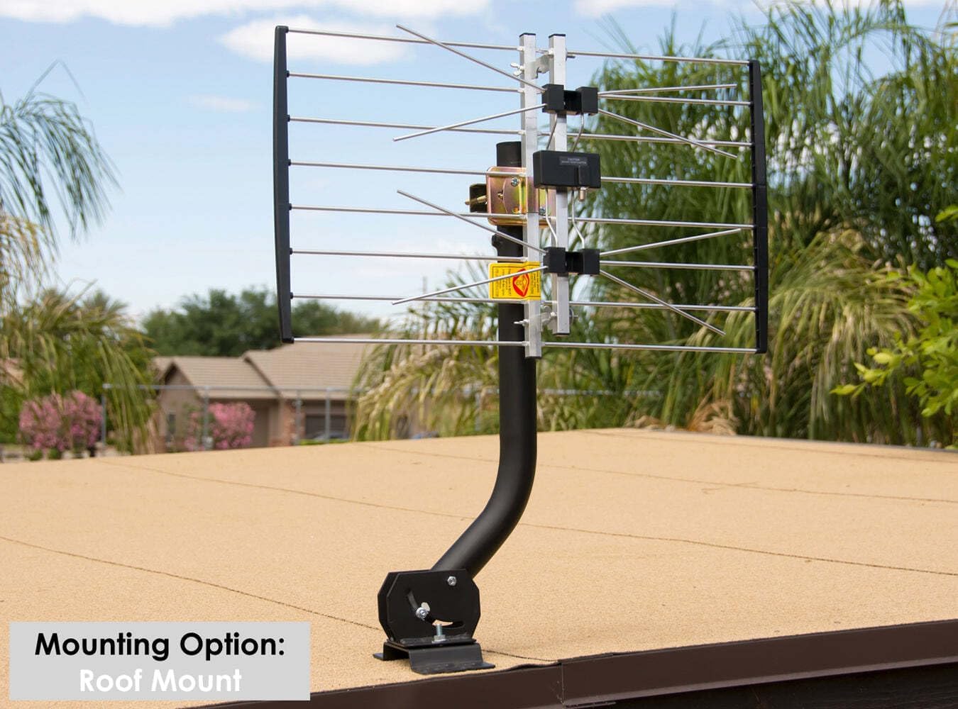 Channel Master Universal Antenna Mount - Sturdy Steel Adjustable Mount for Secure TV Antenna Installation, 1.5" Pole Diameter, Extends from 24"- 44"