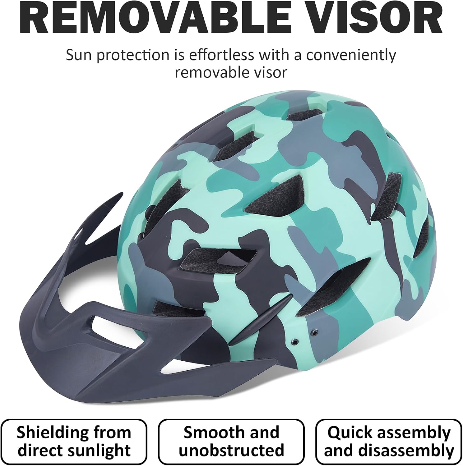 Kids Bike Helmet, Toddler Youth Helmet for Boys Girls, Ages 3-5, 5-8, 8-14