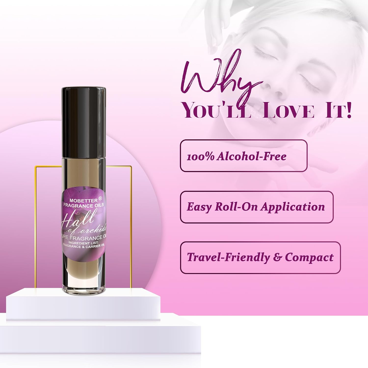 MOBETTER FRAGRANCE OILS Hall of Pure Orchids Perfume Fragrance Body Oil for Women