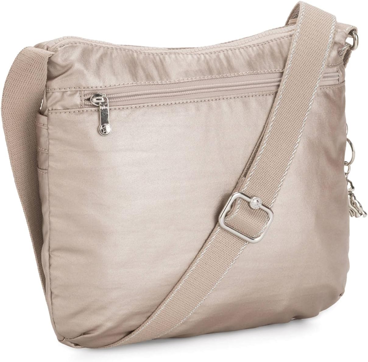 Kipling Womens Arto Crossbody Bag, Black Noir, 11.25 L X 10.25 H X 1.5 D US