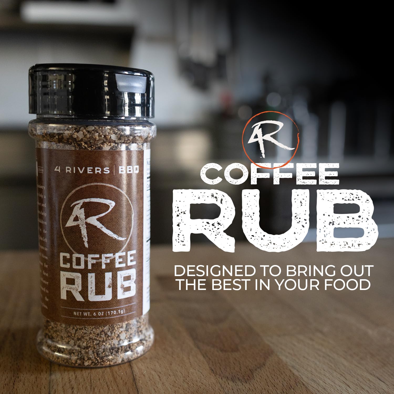 4 Rivers - Smokehouse Brisket Rub - Dry Rub Seasoning for Roasting, Slow-Cooking or Grilling - Premium Blend - Multi-Regional Recipe - Premium Ingredients - 6 oz | Seasoning for Roasting, Slow-Cooking or Grilling, Premium House-Made Blend, Multi-Regional…