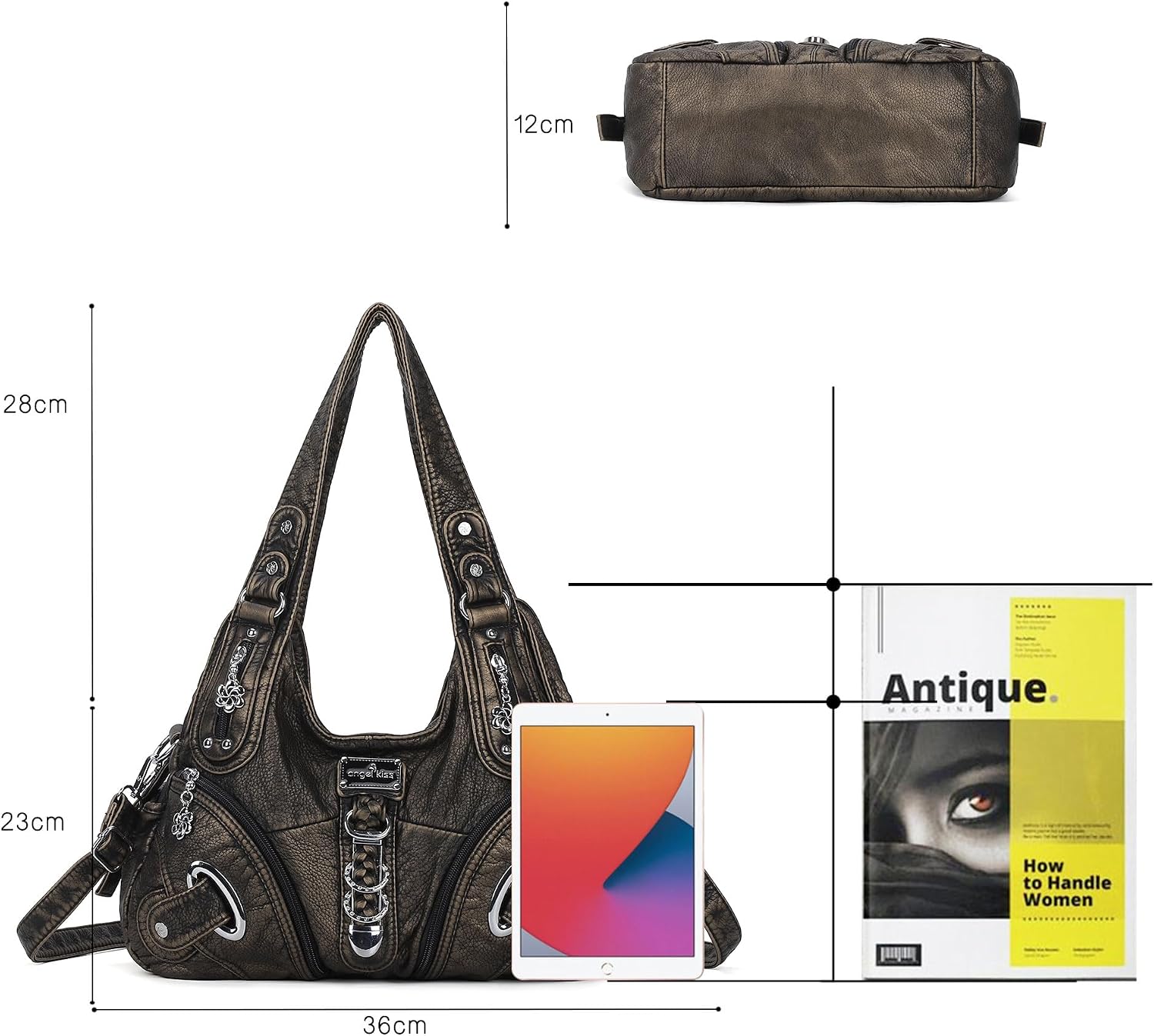 Angelkiss Hobo Purses and handbags for Women Satchel Handbag Women Purses Large Daily Shoulder Bags
