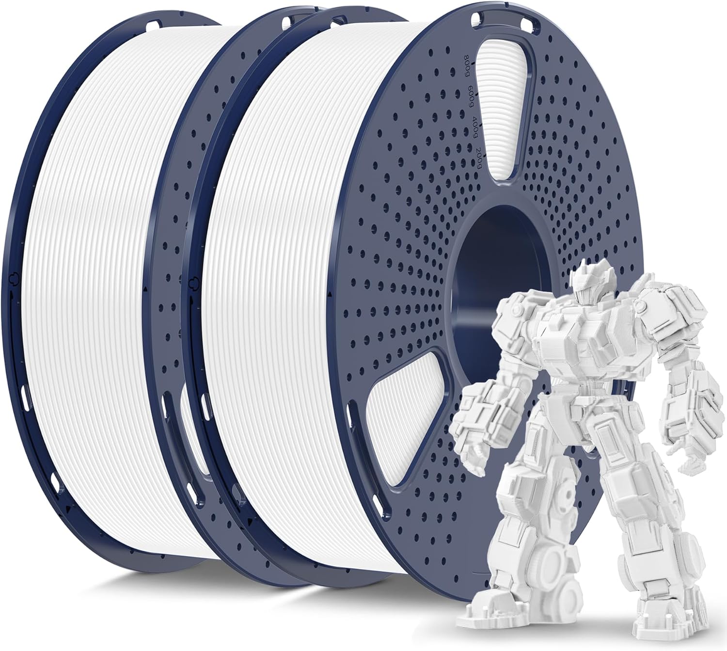 SUNLU PLA Plus Filament 1.75mm White 1KG