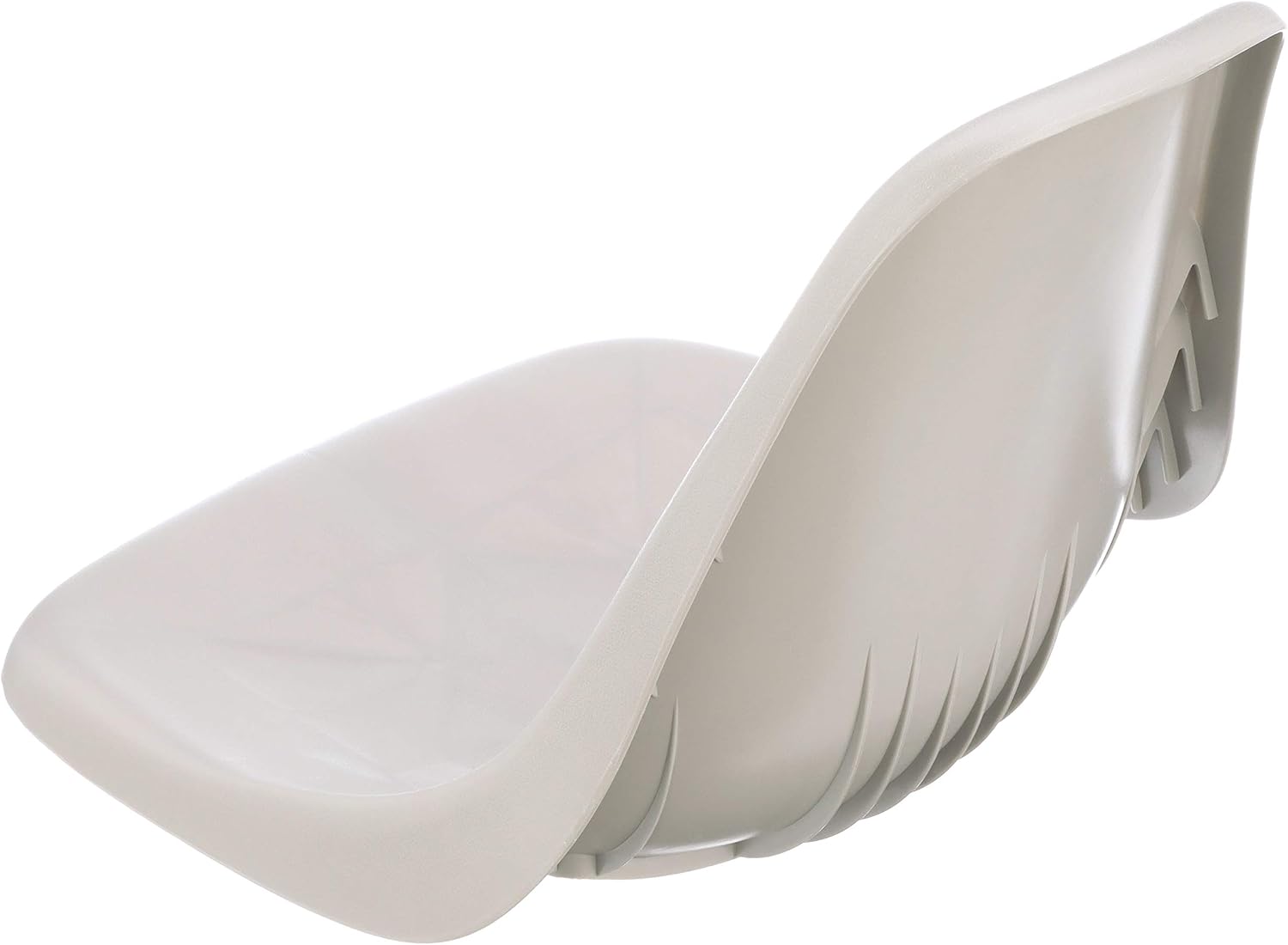 Attwood 18" Molded Boat Bucket Seat - 1-Piece High-Impact Gray Plastic