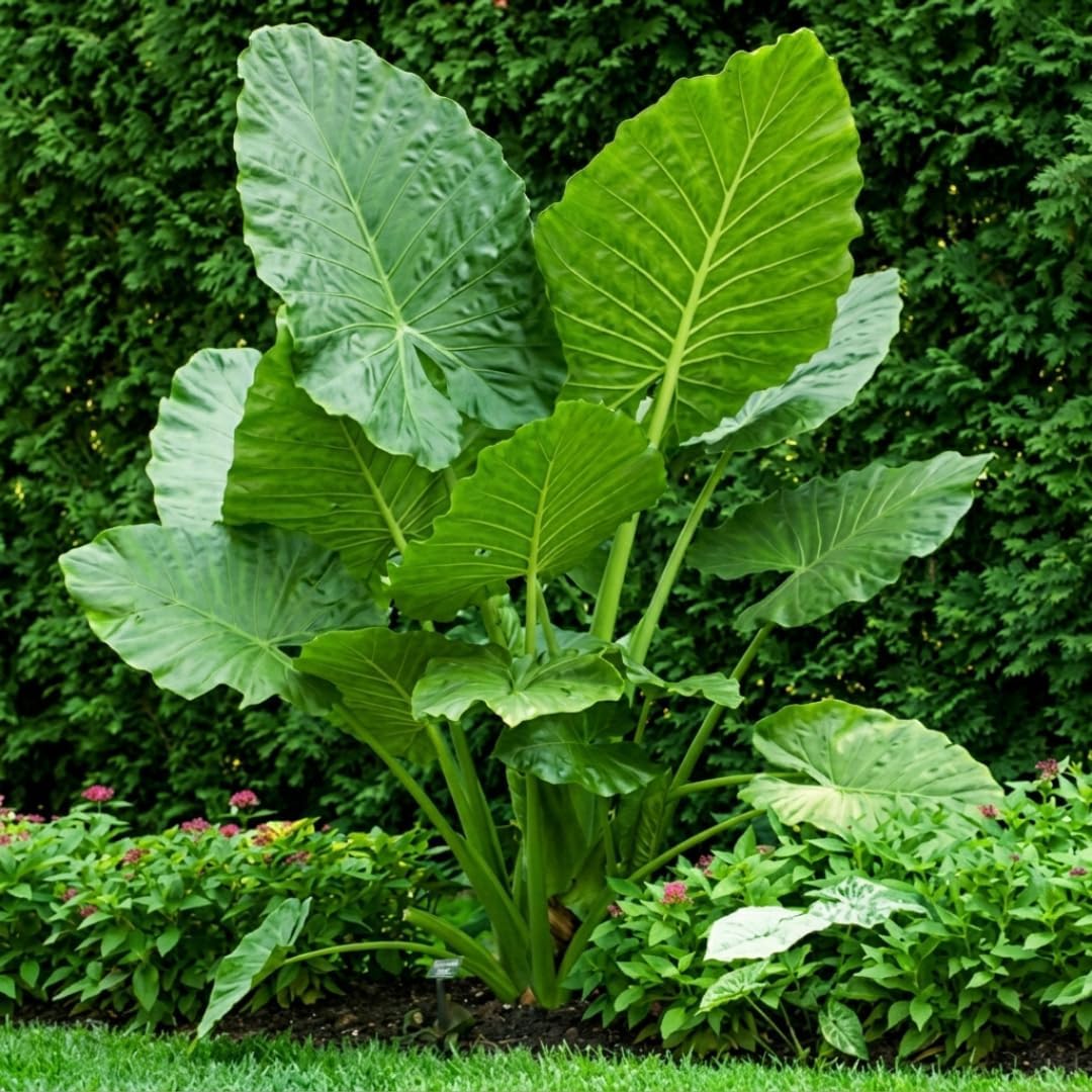 Giant Elephant Ear (3 Bulbs) Colocasia Esculenta - Beautiful Bulbs,tropical