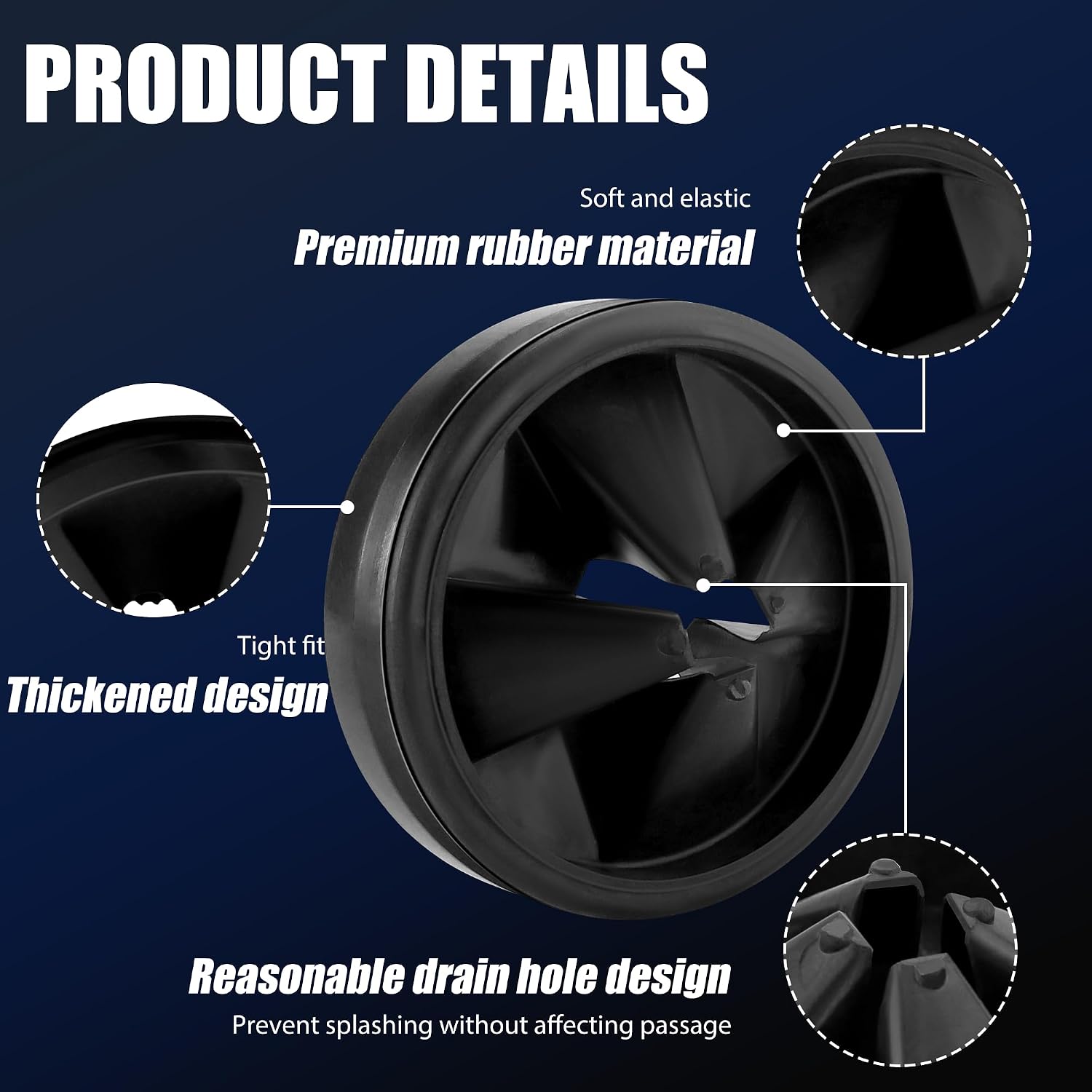 3 3/8" Garbage Disposal Splash Guard Replacement for InSinkErator Evolution