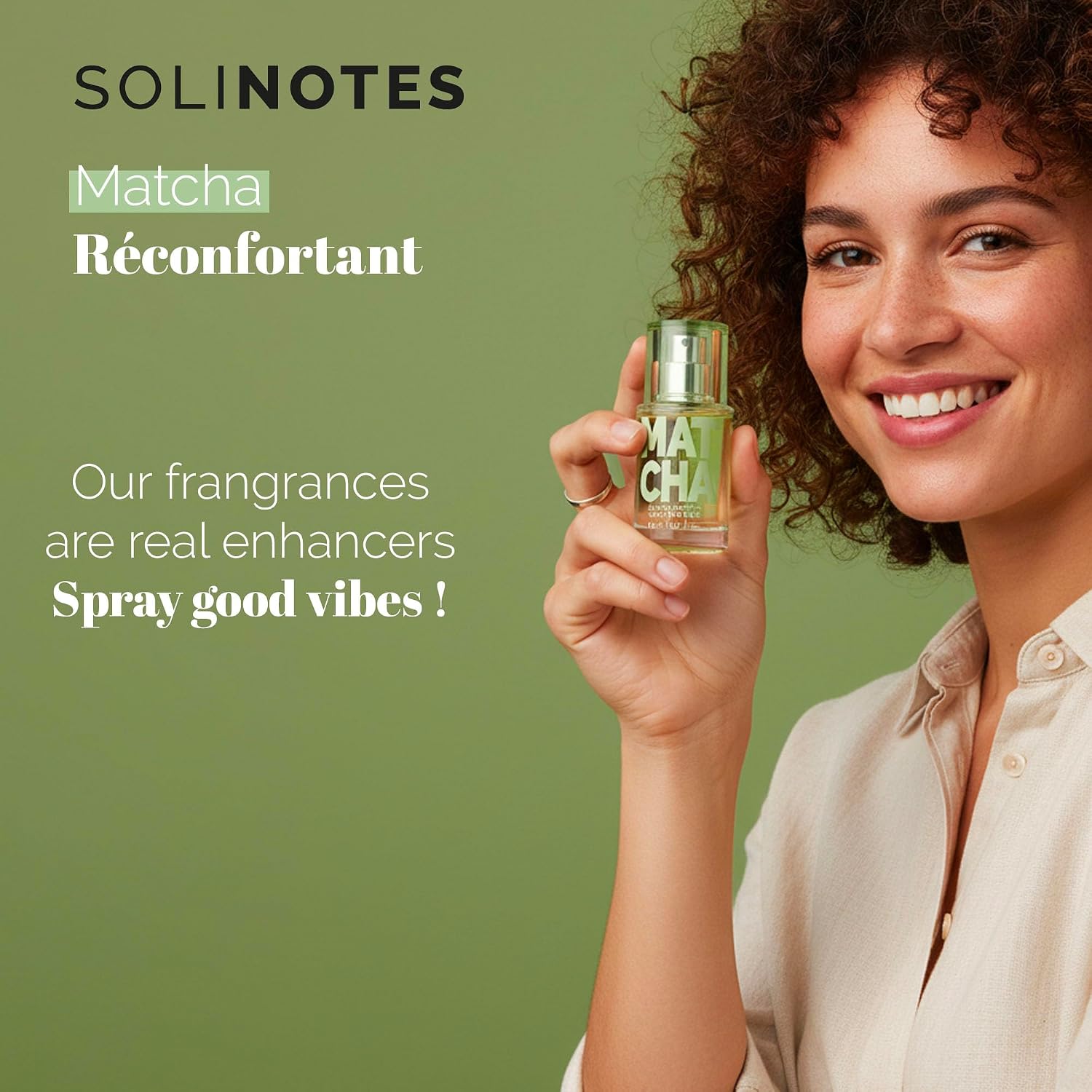 Solinotes Rose Eau de Parfum, Lychee & Magnolia, for Women & Men, 15ml