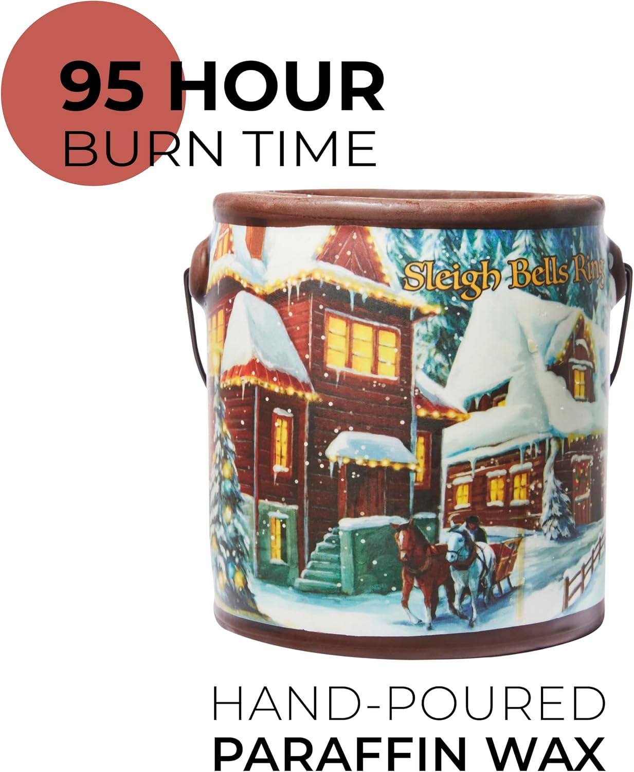 A CHEERFUL GIVER 95hr 20oz Scented Candle - Balsam Fir - Multi-Wick Glass Candle - Gifts For Men and Women