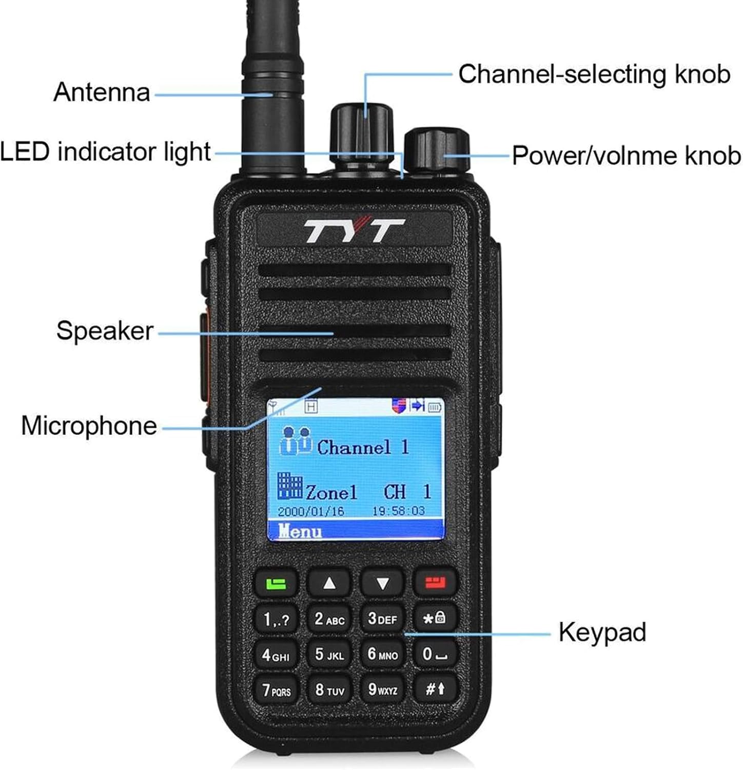 TYT MD-380 - DMR/Moto TRBO Ham Radio