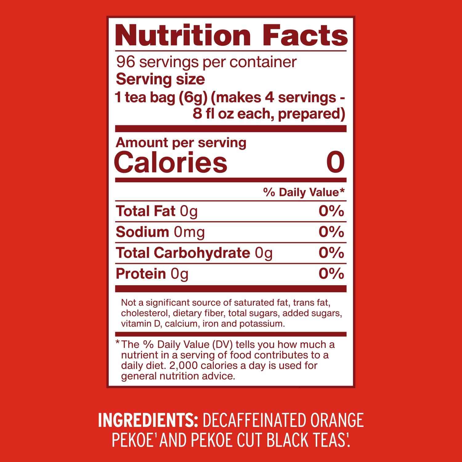 Luzianne Green Tea Bags, Family Size, 24ct Box (Pack of 1)