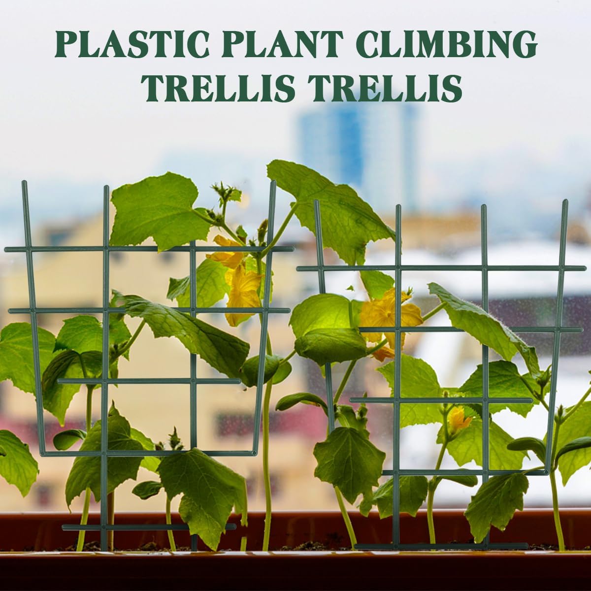 DOITOOL 12 Inch Small Plant Trellis for Potted Plants, 5-Pack