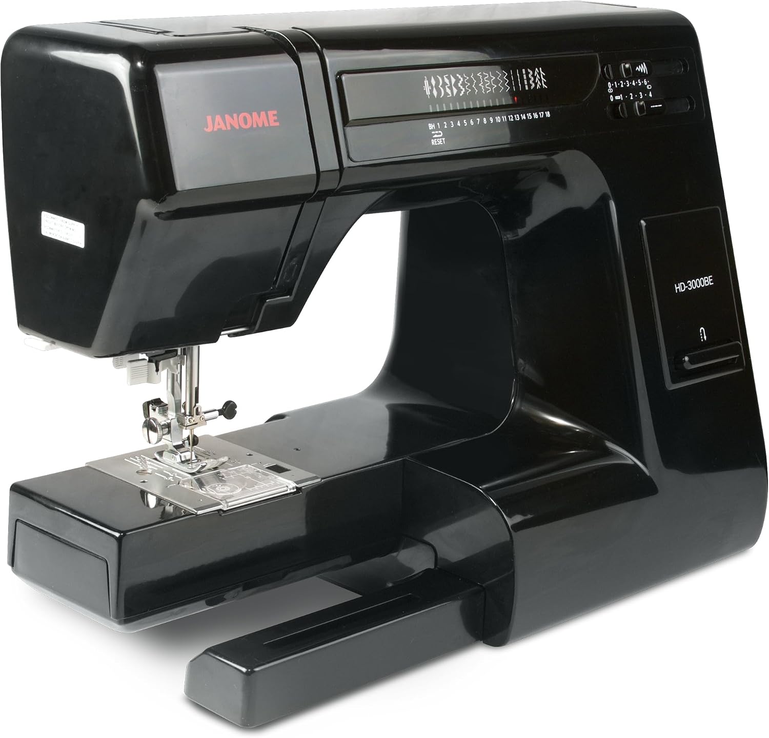 Janome Heavy Duty HD-3000 Black Edition Sewing Machine with Bonus 6 Piece Quilting Kit