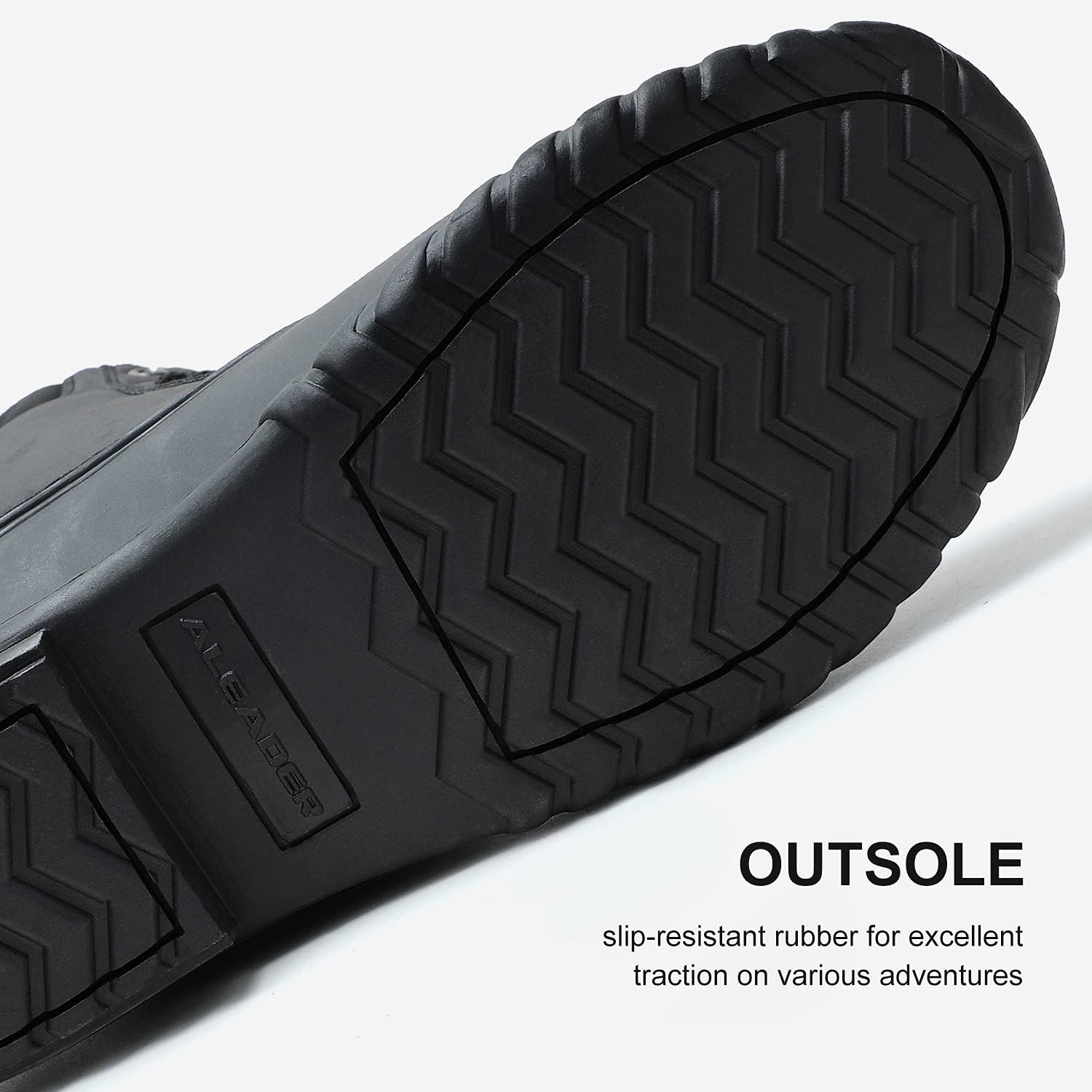 ALEADER Mens Duck Boot | Waterproof Shell | Fur Lined Insulated Winter Snow Boot