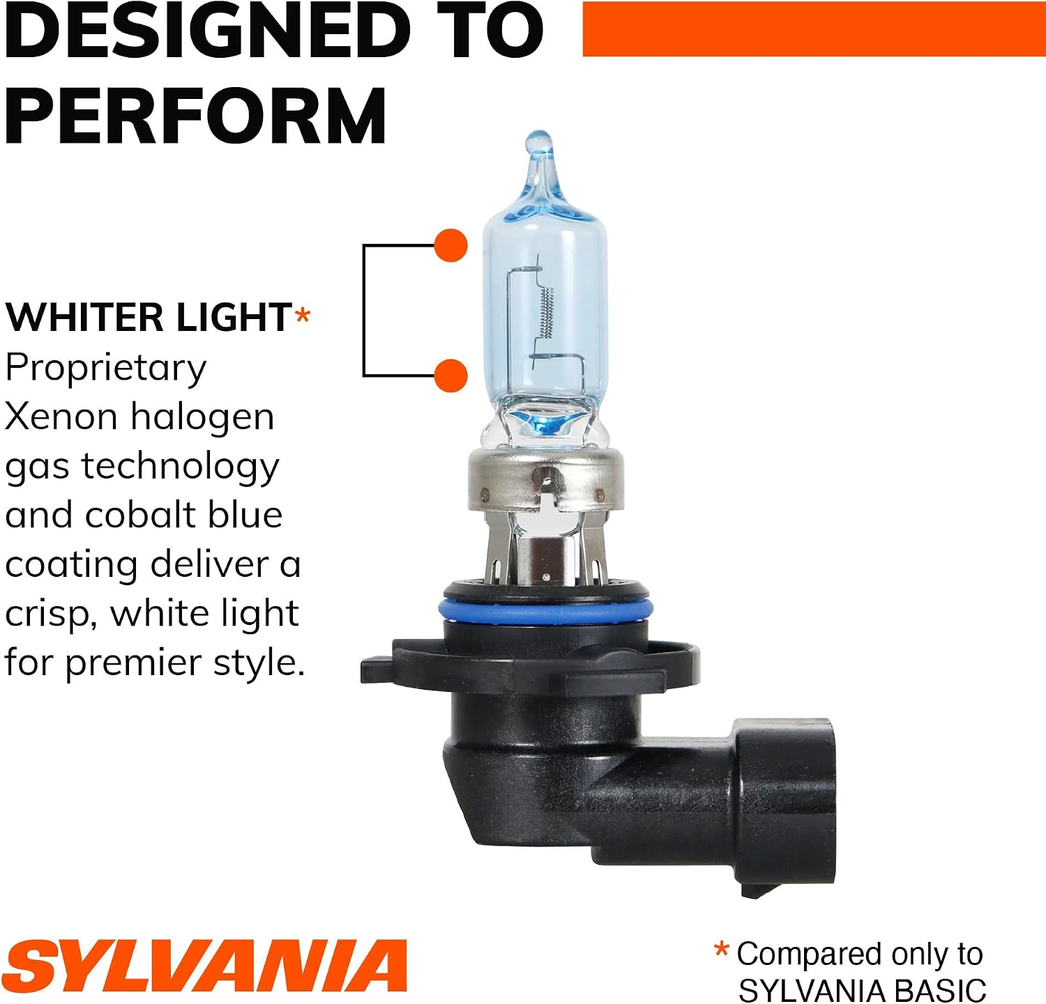 SYLVANIA - 9005 (HB3) SilverStar zXe GOLD High Performance Halogen Headlight Bulb - Bright White Light Output, Best HID Alternative
