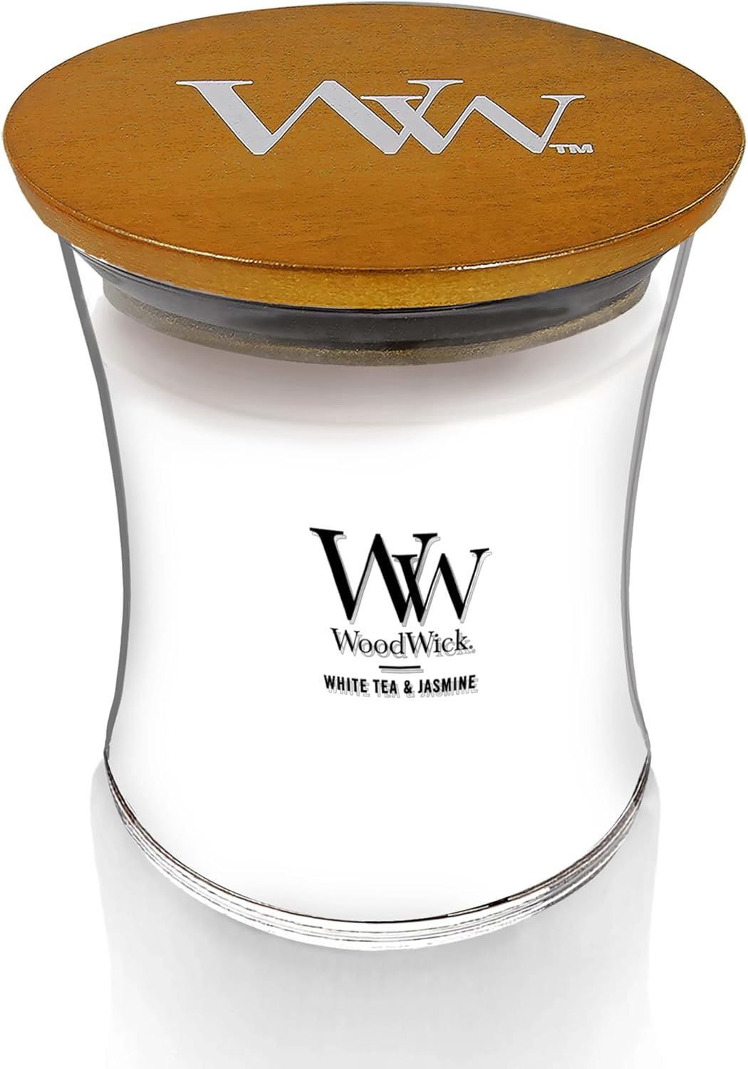 WoodWick Lavender Spa Gifts for Women and Men, 9.7 oz Medium Hourglass Candle with Crackling Wick
