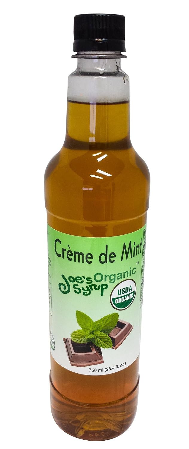 Joe’s Syrup Organic Flavored Syrup, Organic Strawberry, 750 ml | Vegan, gluten-free, Non-GMO, no HFCS; for cocktails & desserts