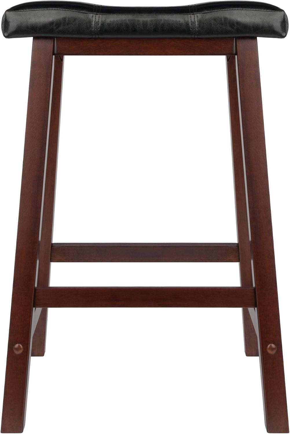 Winsome Mona Stool, 24", Antique Walnut