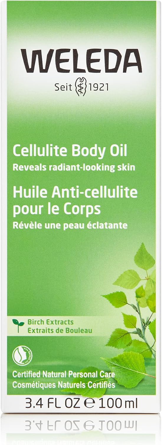 Weleda Birch Cellulite Body Oil 3.4 Fluid Ounce, Plant-Rich Oil with Birch, Rosemary and Jojoba