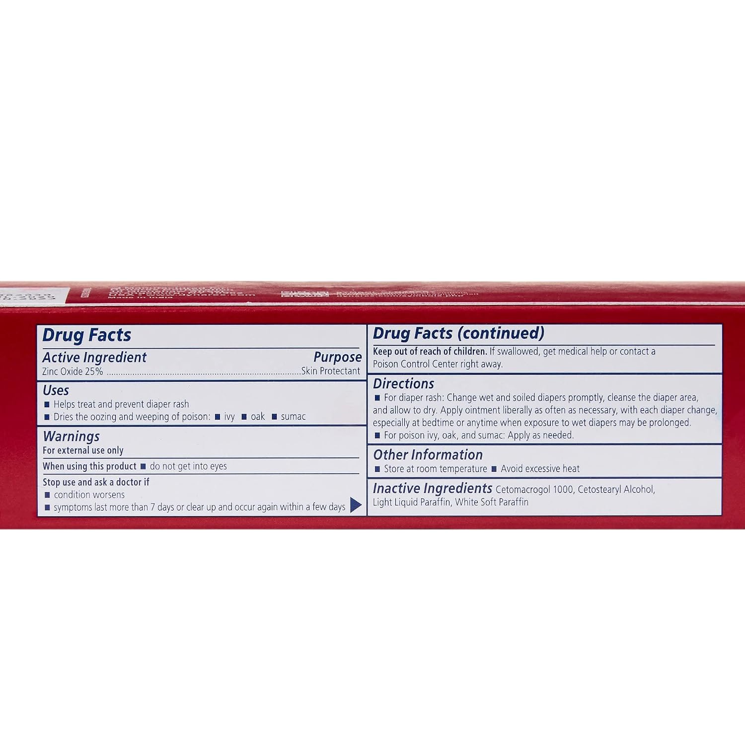 Dynarex Zinc Oxide Ointment, Protective Skin Barrier Ointment, Soothes, Prevents, and Relieves Diaper Rash, Chaffed Skin, and Irritation, White, 3 – 1 oz. Tubes
