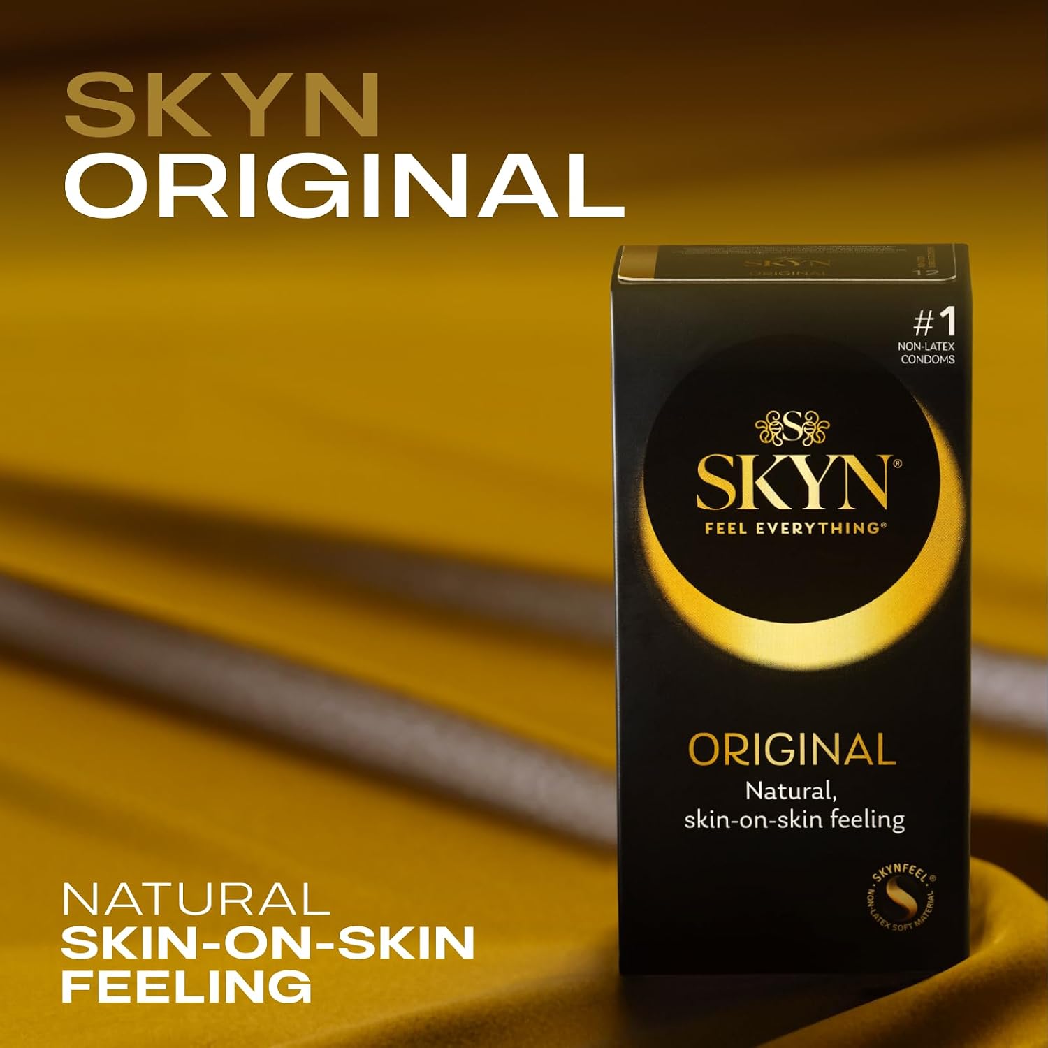 Lifestyles Skyn Polyisoprene Condoms, 12 Count (Pack of 1)