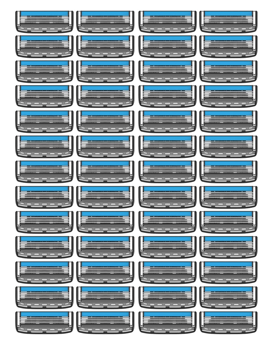 Dorco Pace 4- Four Blade Razor Shaving System- Value Pack - 16 Cartridges (No Handle)