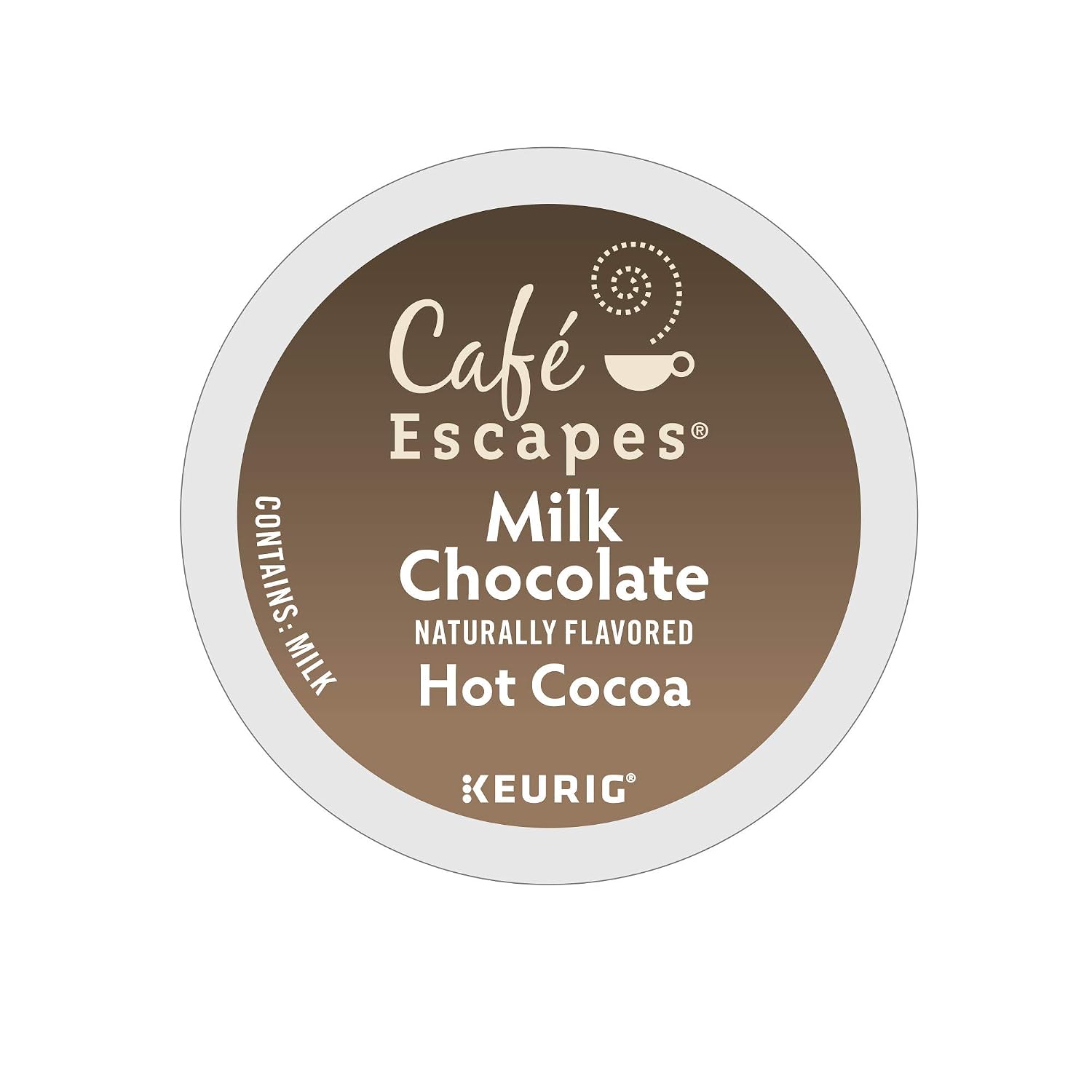 Cafe Escapes Milk Chocolate Hot Cocoa Keurig Single-Serve K-Cup Pods, 96 Count
