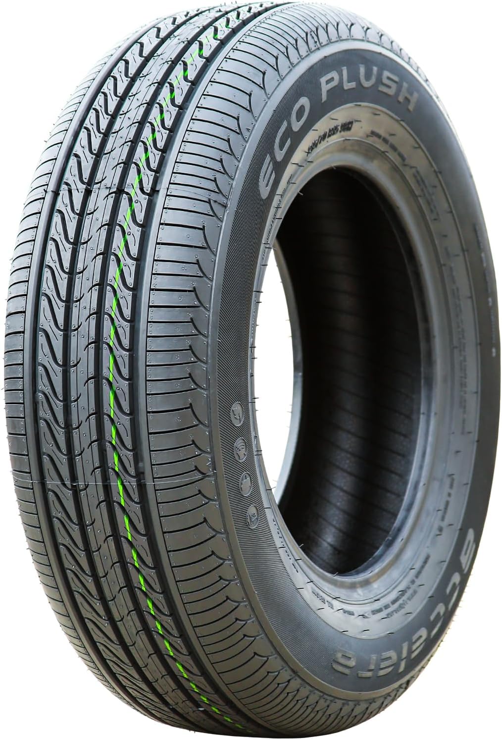 Accelera Eco Plush 175/70R13 82H SL All Season Touring Tire | Passenger Touring All Season Traction 82H Rated Standard Load Radial Construction Black Sidewall Tire