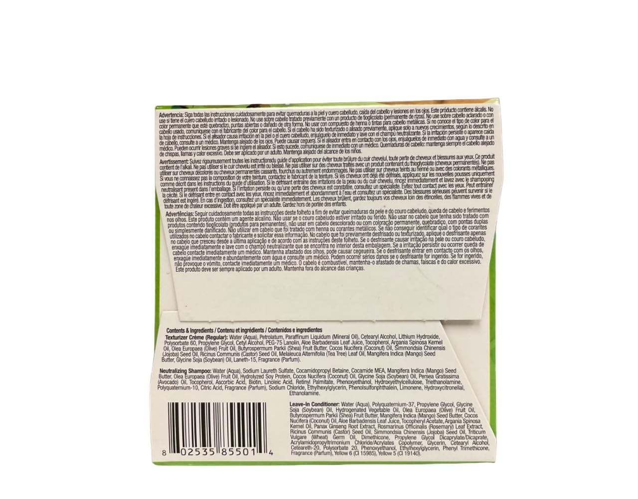 Soft & Beautiful Botanicals Texturizer, Regular (Pack of 3)