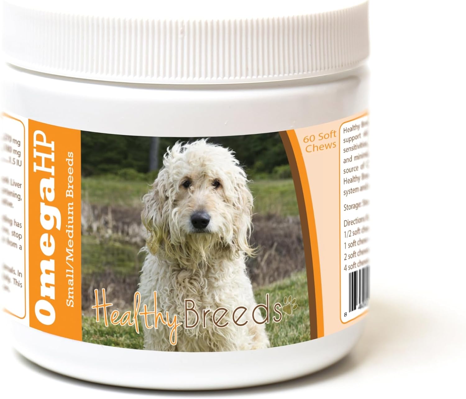 Healthy Breeds Siberian Husky Omega HP Fatty Acid Skin and Coat Support Soft Chews 60 Count