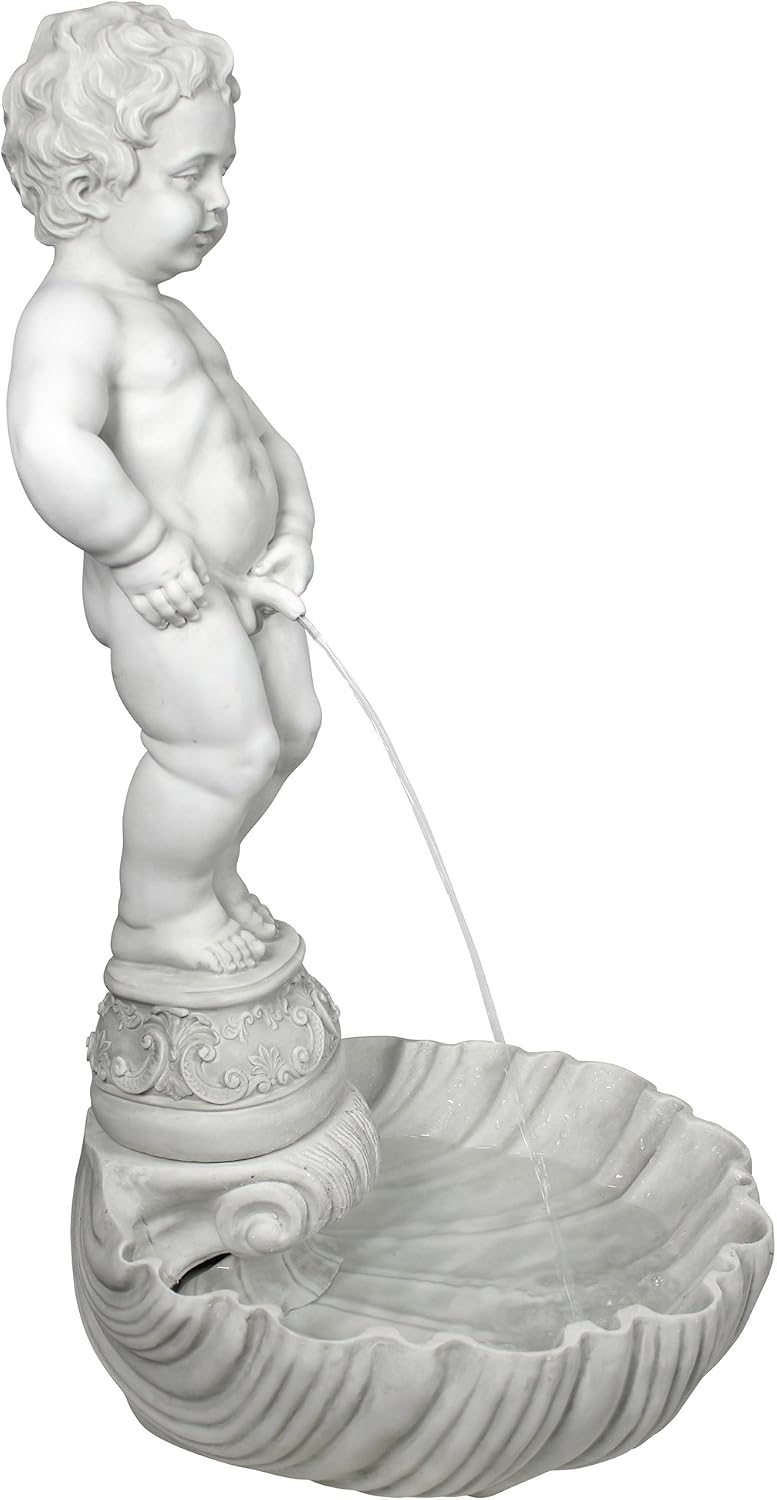 MANNEKEN PIS BOY PIPED STATUE