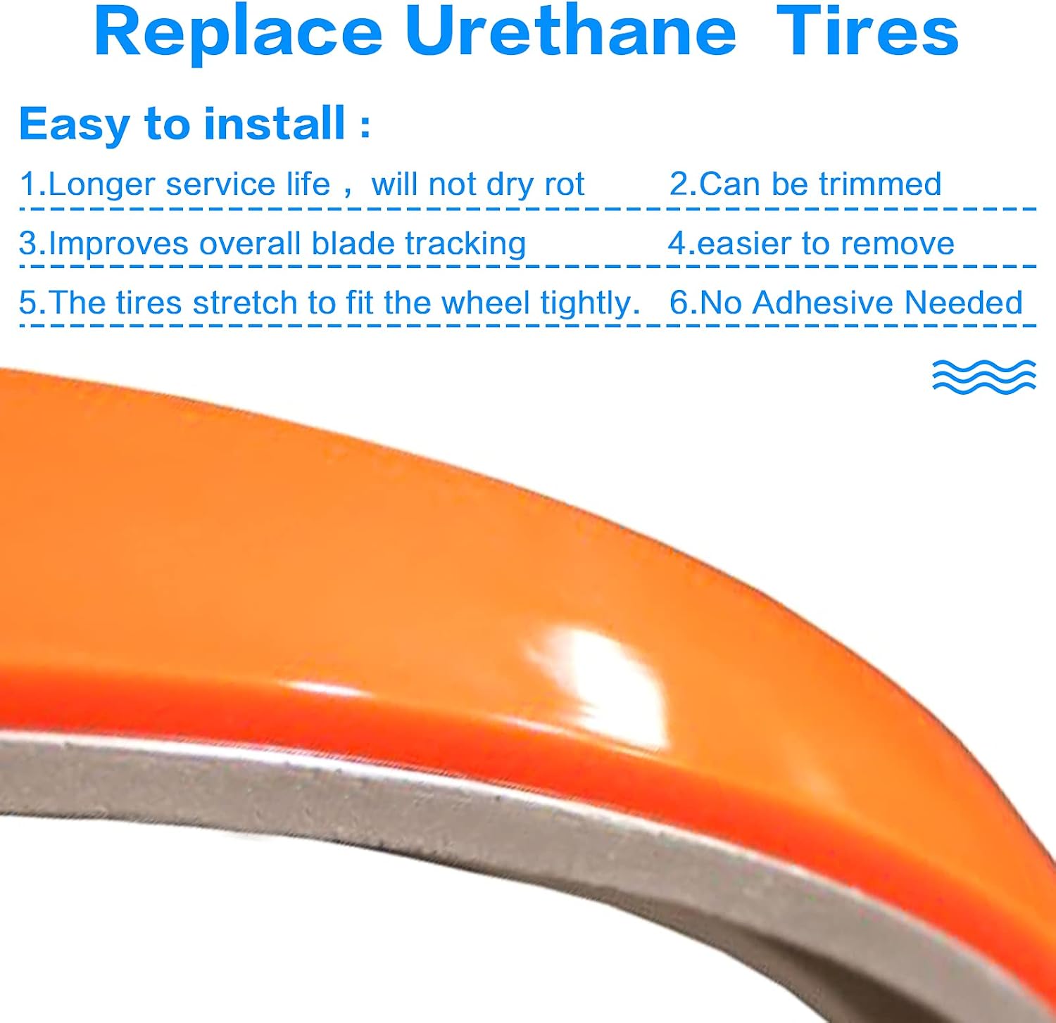 Urethane Band Saw Tires 14" x 1" x .095" for Grizzly Jet Powermatic Delta