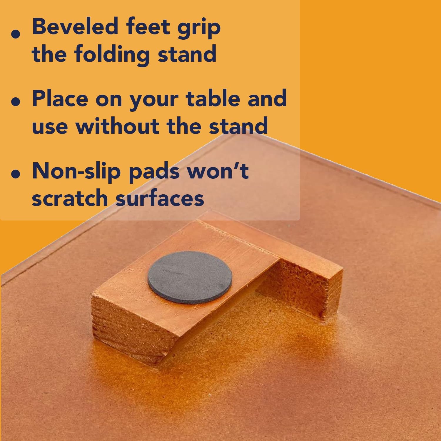 Bits and Pieces Portable Puzzle Board - Compact Folding Puzzle Table with Large Puzzling Area for 1500 Piece Jigsaw Puzzles, Attractive Wood