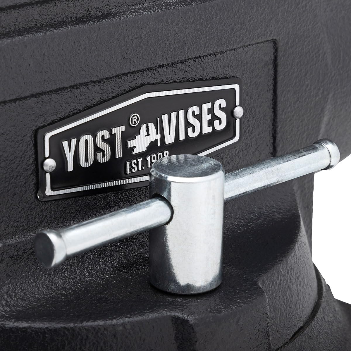 Yost Vises LV-4 Homeowner's Vise | 4.5 Inch Jaw Width with a 3 Inch Jaw Opening Home Vise | Secure Grip with Swivel Base | Blue