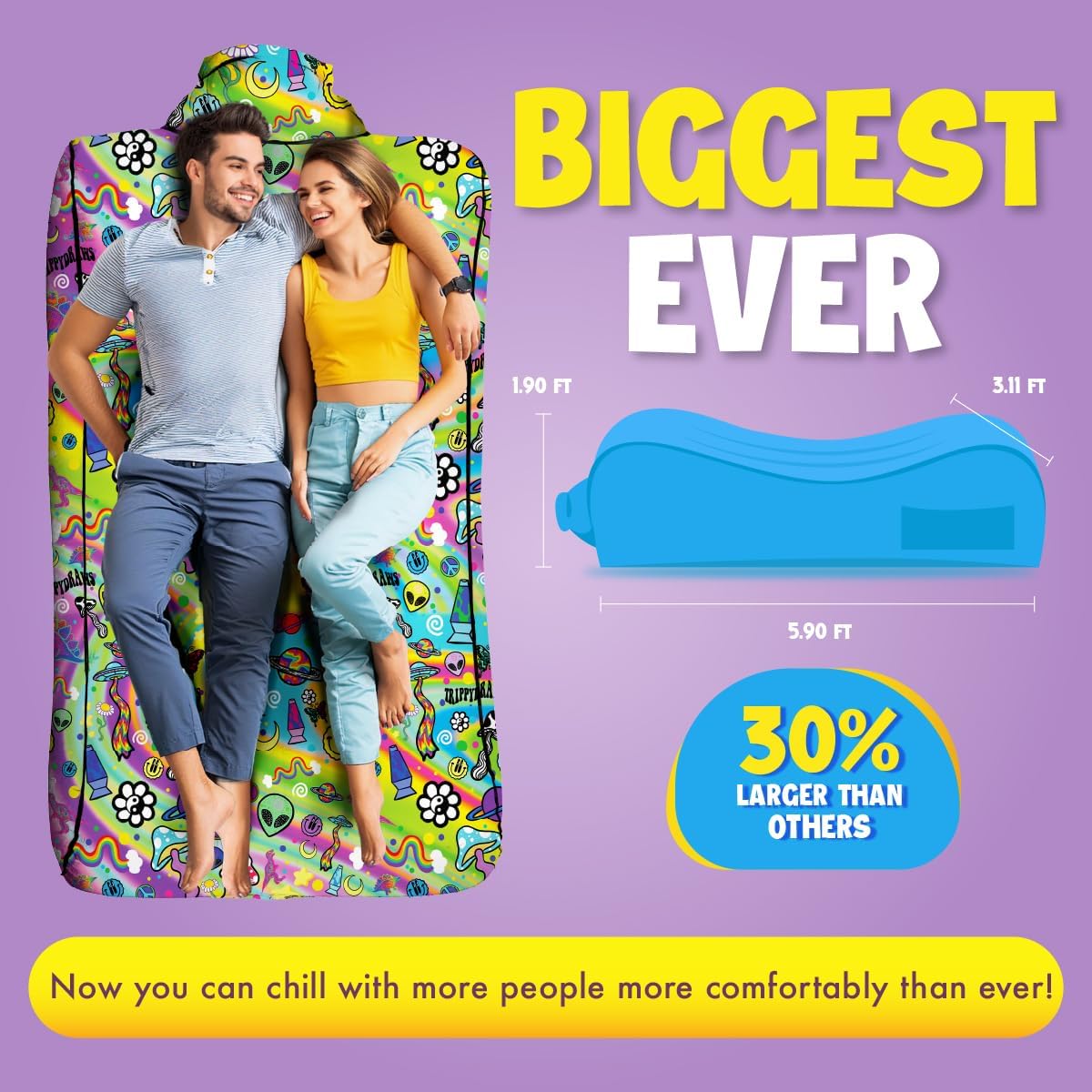 Chillbo Shwaggins, Inflatable Beach Lounger, Inflatable couches