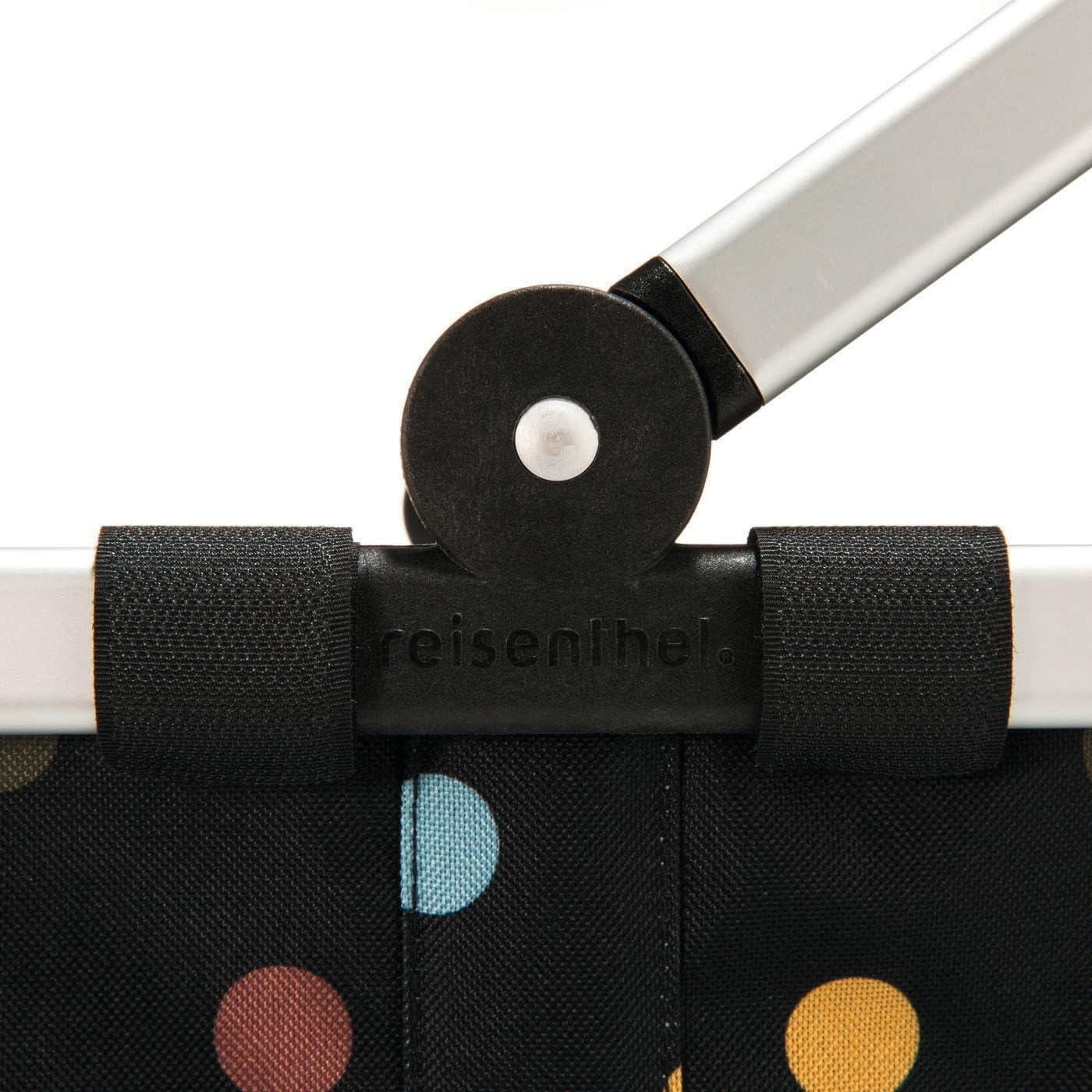 reisenthel carrybag frame black/black - Sturdy shopping basket with plenty of storage space and practical inner pocket - water-repellent