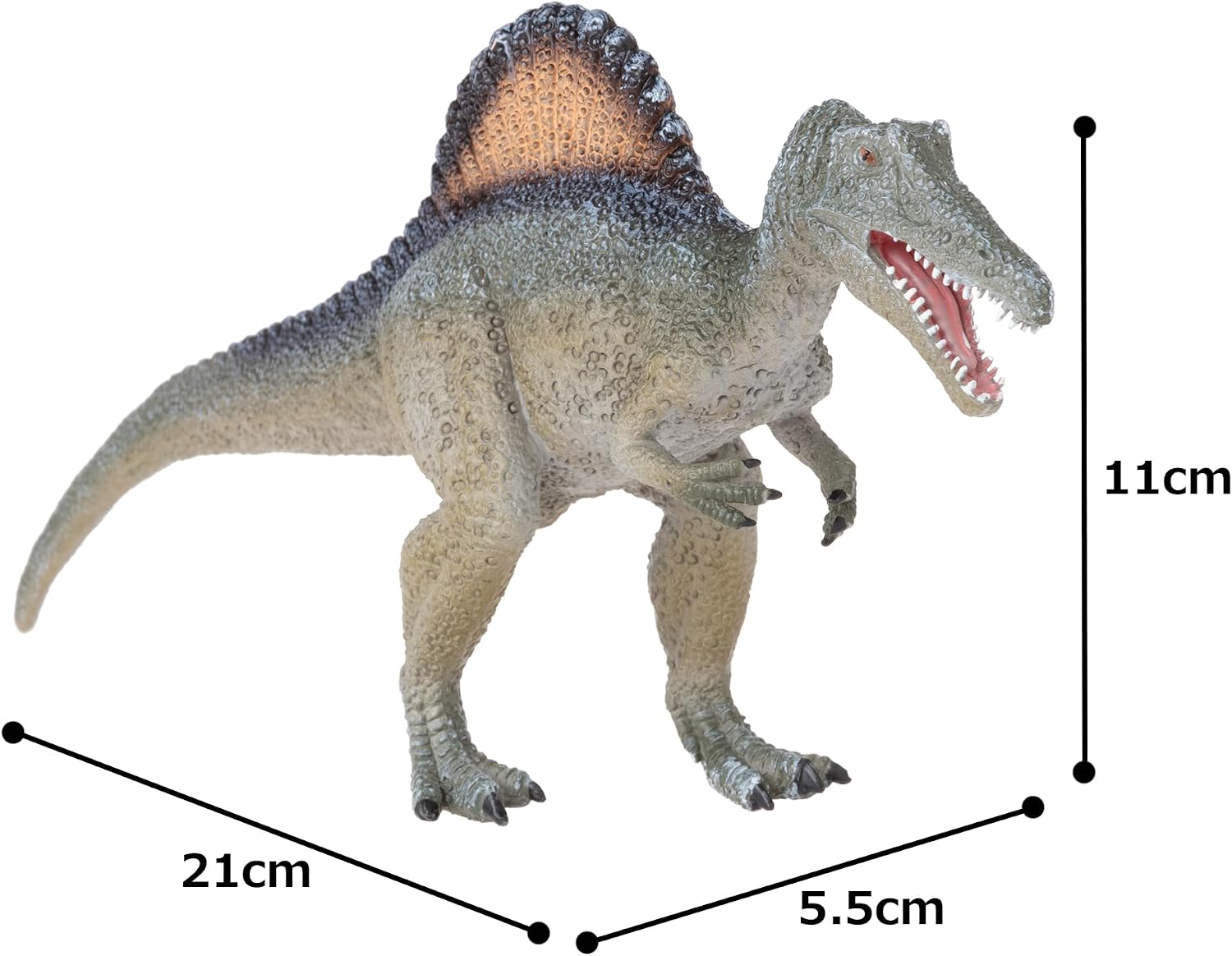 MOJO - Spinosaurus | Hand-Painted Toy Figure | Prehistoric Life Collection | True to Life & Highly Detailed | Designed in UK
