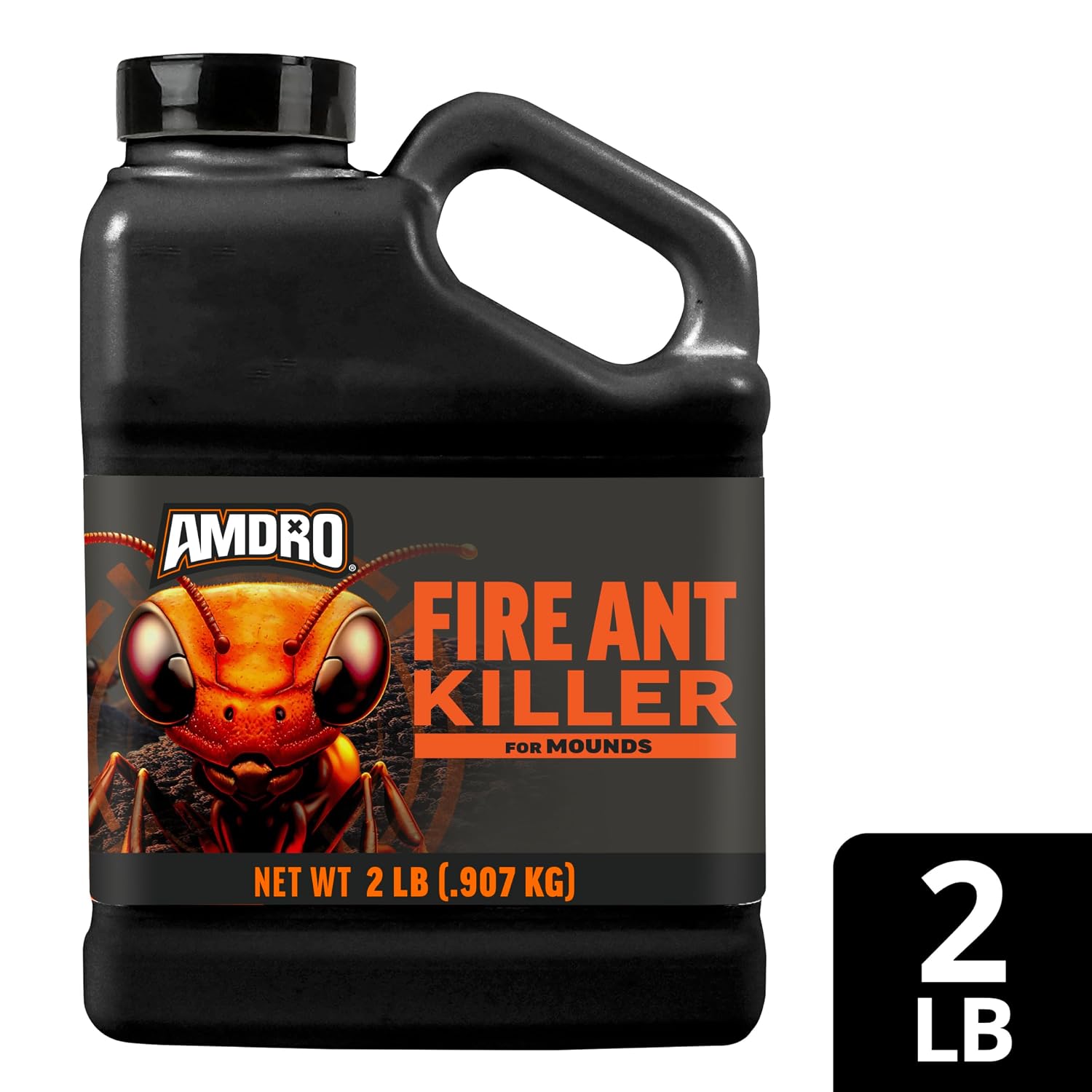 Amdro Fire Ant Killer for Mounds, 1 Lb | Dual-action fire ant killer granules, targets visible and hidden mounds, kills imported and native fire ants