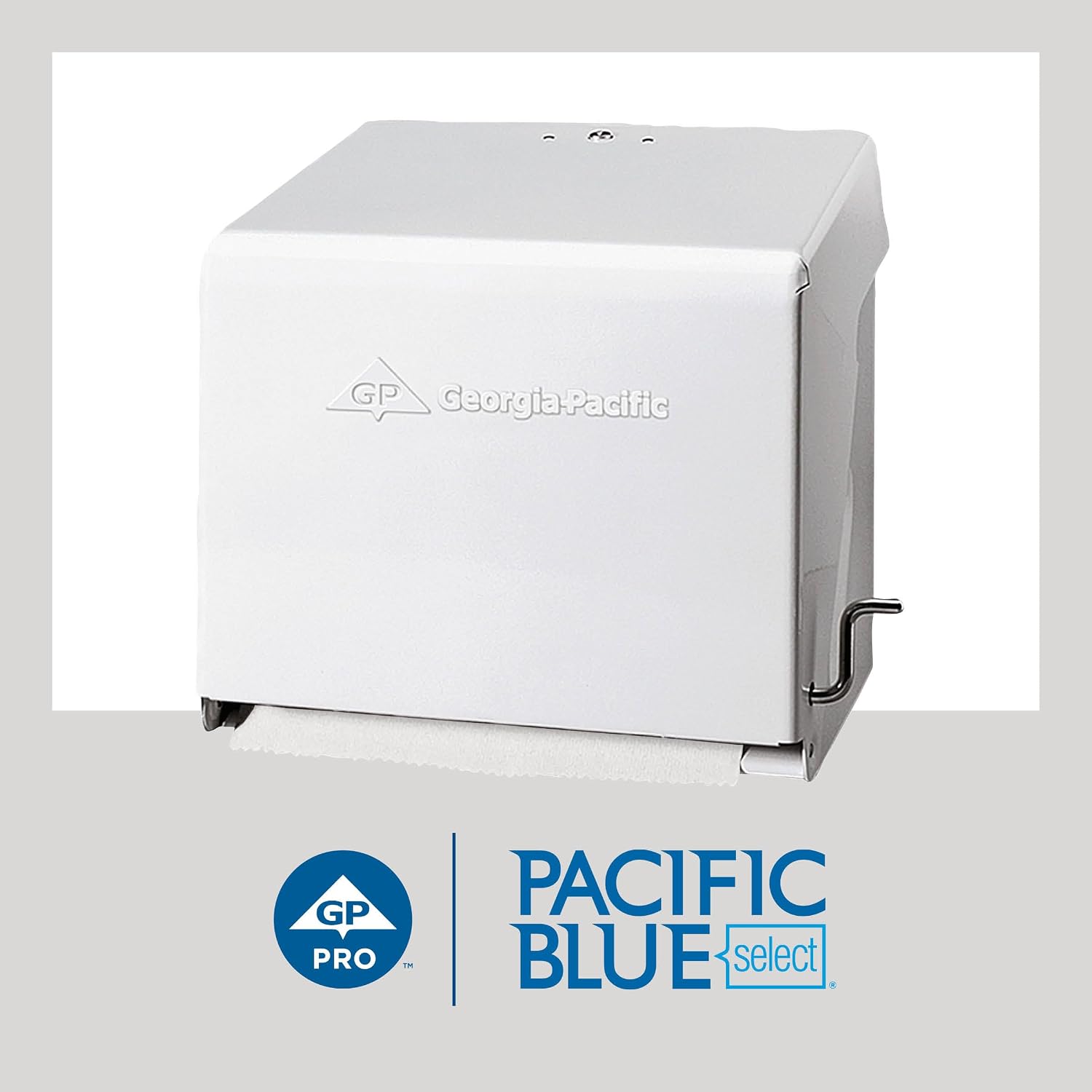 Georgia-PacificBlue Basic Paper Towel Rolls by PRO, White, 28706, 350 Feet Per Roll, 12 Rolls Per Case